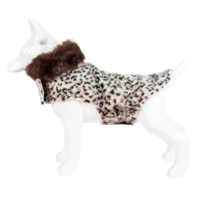 Pet Life® Luxe "Furracious" Cheetah Faux Fur Pet Coat - Image 5