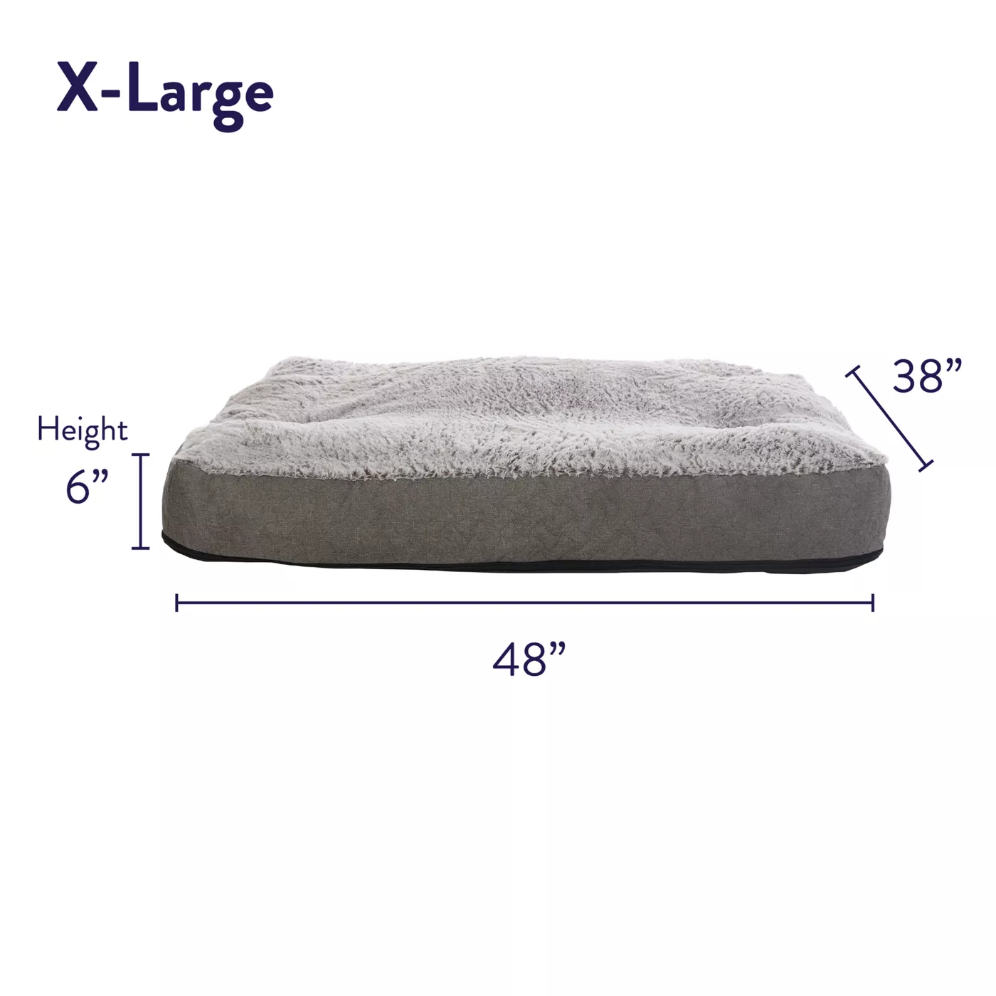 Top Paw Orthopedic Memory Foam Quilt Mattress Dog Bed