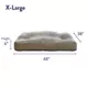 Product Top Paw® Orthopedic Memory Foam Quilt Mattress Dog Bed