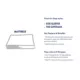 Product Top Paw® Orthopedic Memory Foam Quilt Mattress Dog Bed