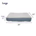 Top Paw® Orthopedic Memory Foam Quilt Mattress Dog Bed image thumbnail 2