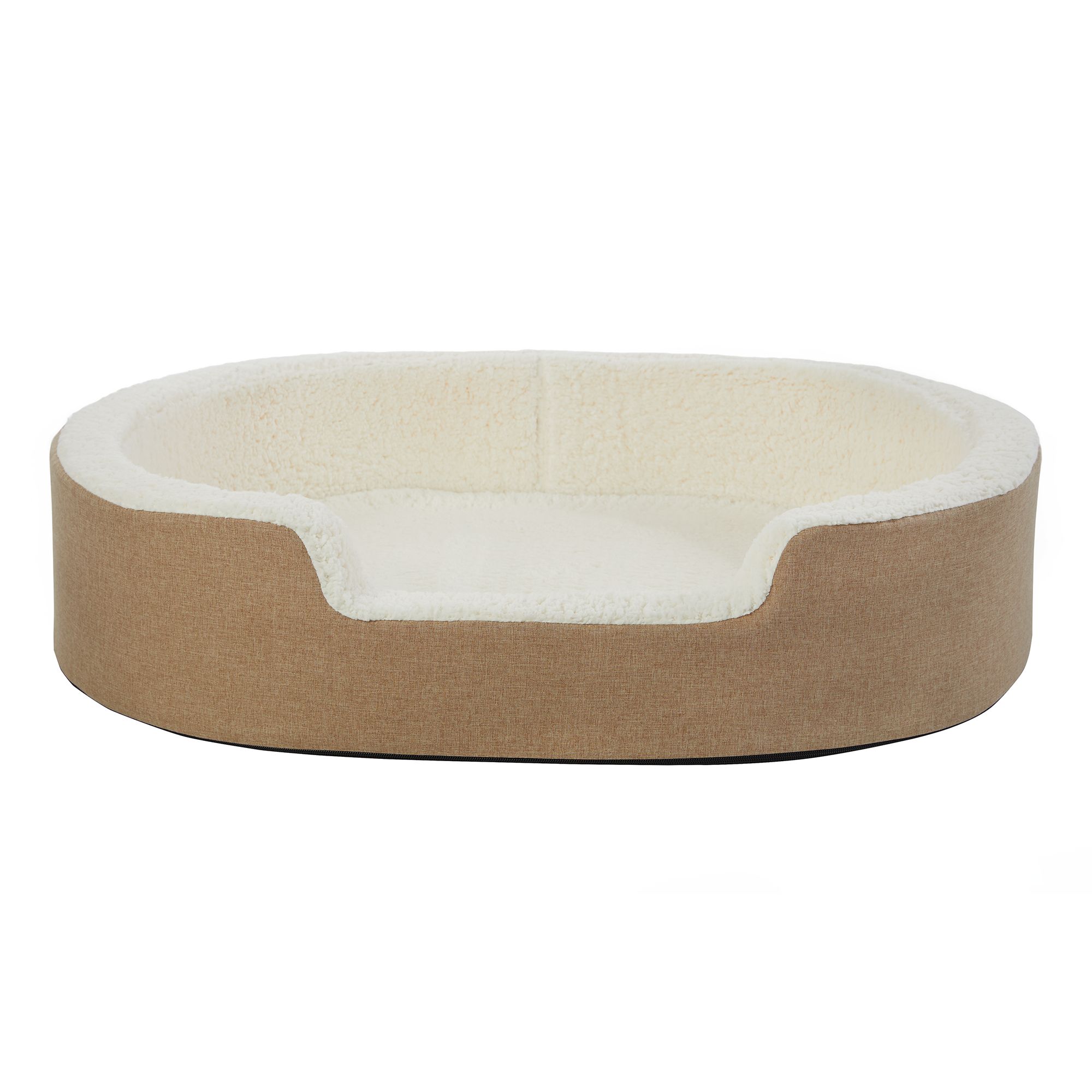 orthopedic cuddler dog bed