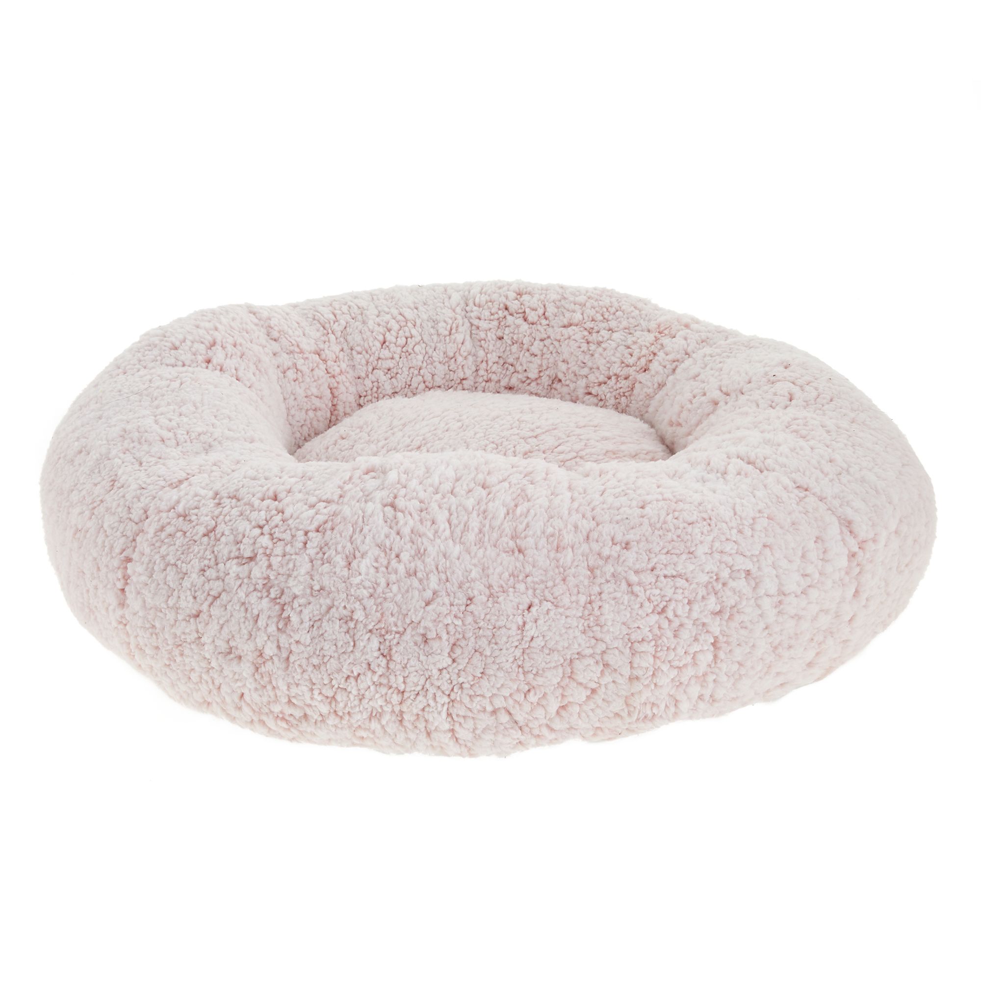 fluffy dog bed donut