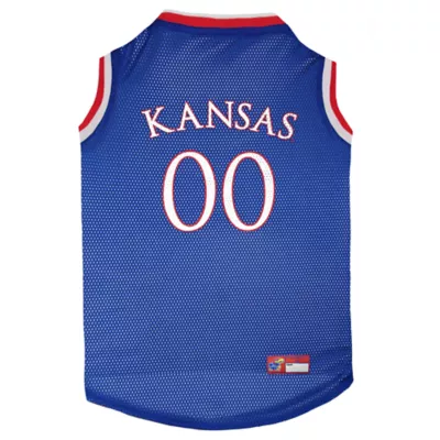 Kansas Jayhawks NCAA Mesh Pet Jersey - Image 1