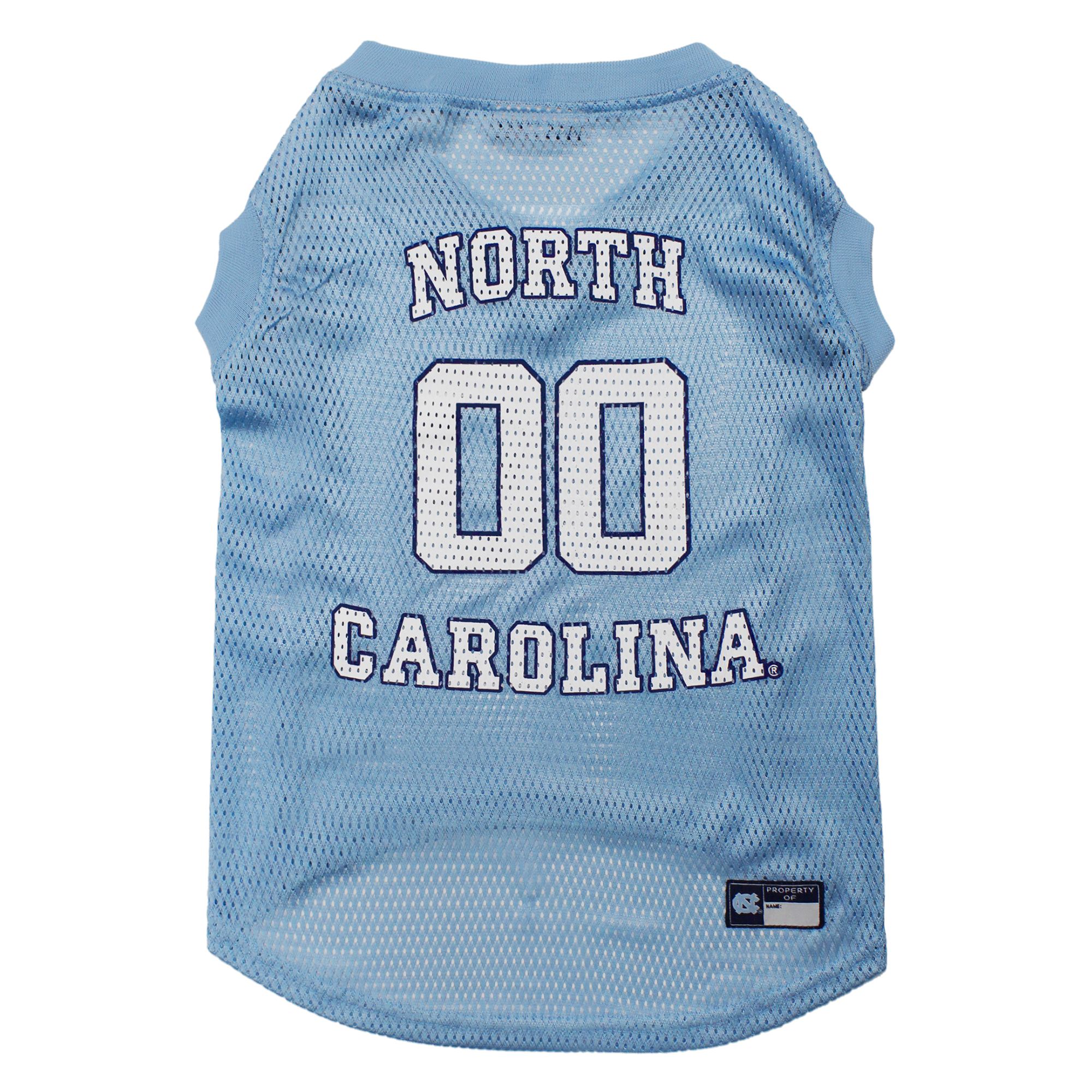 NCAA North Carolina Tar Heels Athletic Mesh Dog Jersey 