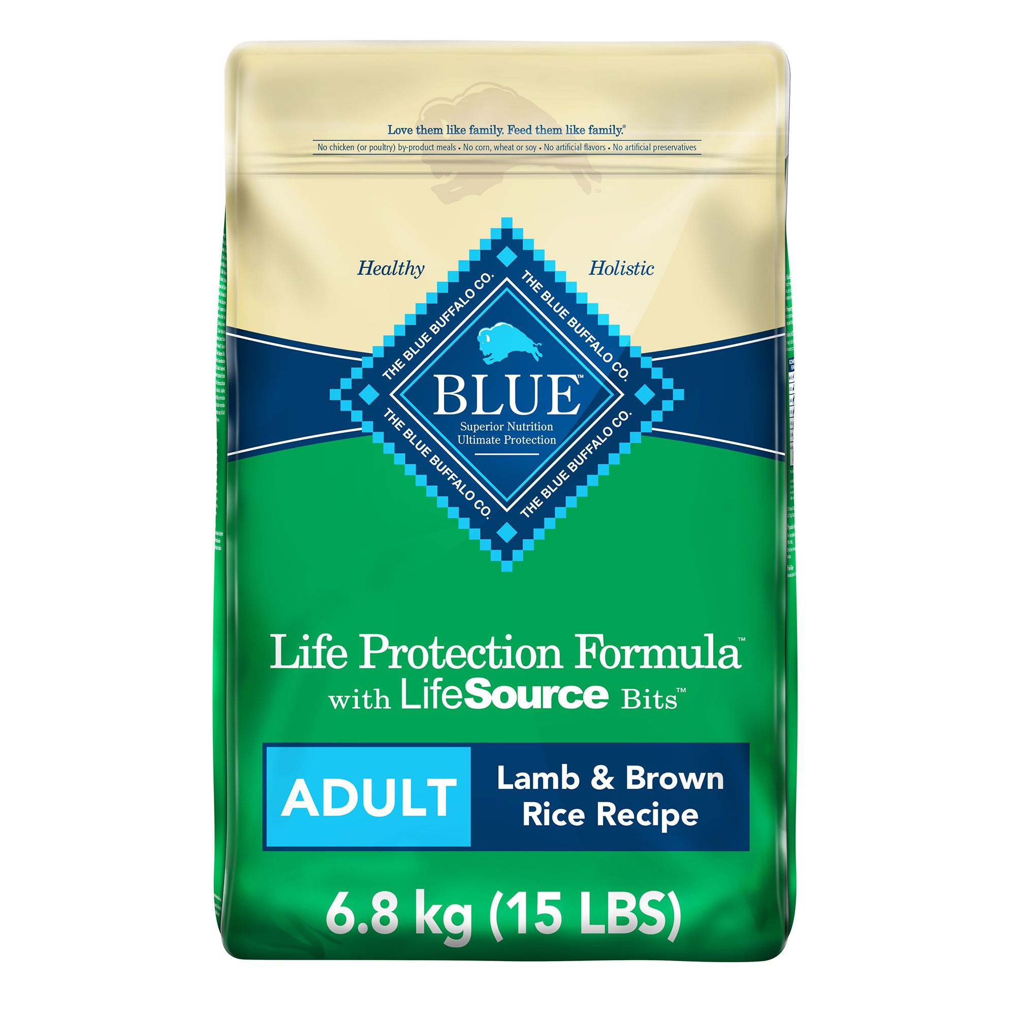 Blue Buffalo Life Protection Formula Adult Dry Dog Food Natural Lamb