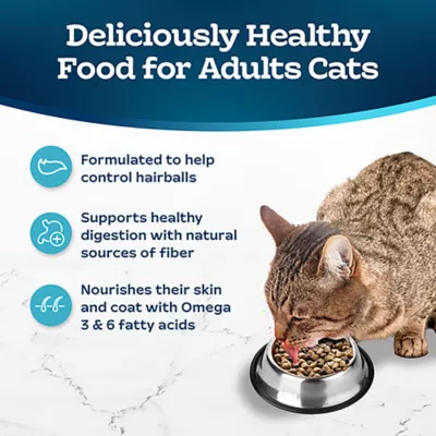 Blue Buffalo® Tastefuls™ Indoor Hairball Control Adult Dry Cat Food, Natural, Chicken & Brown - Image 3