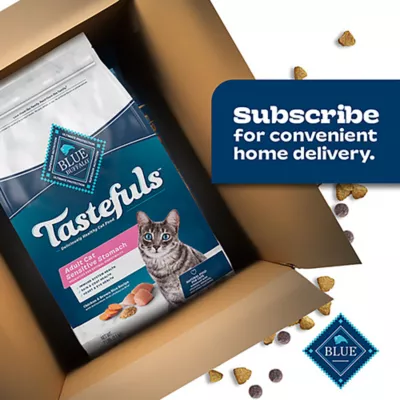Product Blue Buffalo® Tastefuls™ Sensitive Stomach Adult Dry Cat Food, Natural , Chicken & Brown Rice