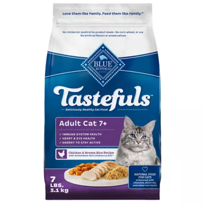 Product Blue Buffalo® Tastefuls™ Healthy Aging Mature Dry Cat Food, Natural, Chicken & Brown Rice