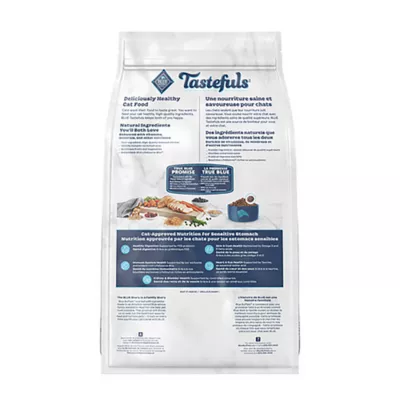 Product Blue Buffalo® Tastefuls™ Sensitive Stomach Adult Dry Cat Food, Natural , Chicken & Brown Rice