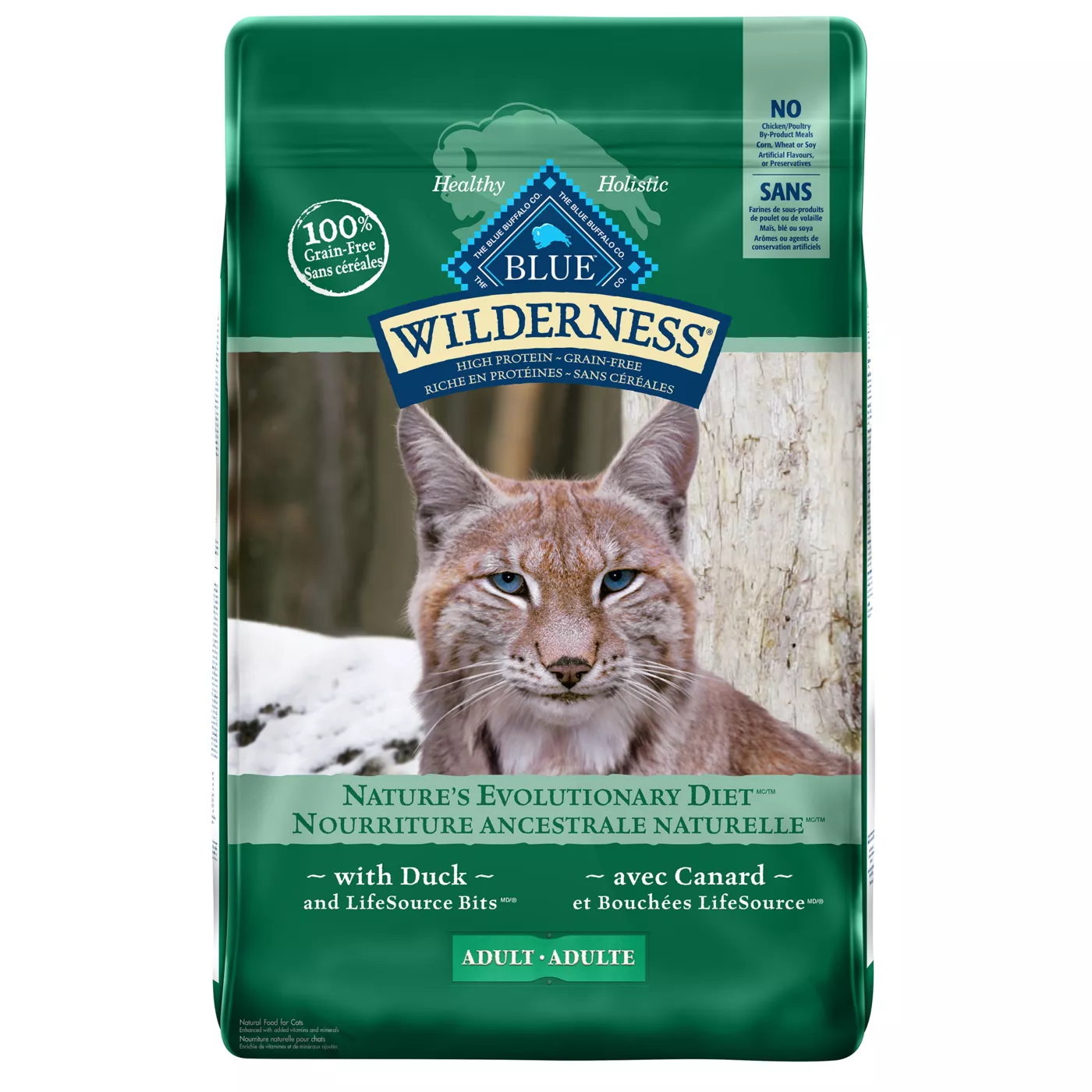 Blue Buffalo Wilderness Adult Dry Cat Food Grain Free Duck