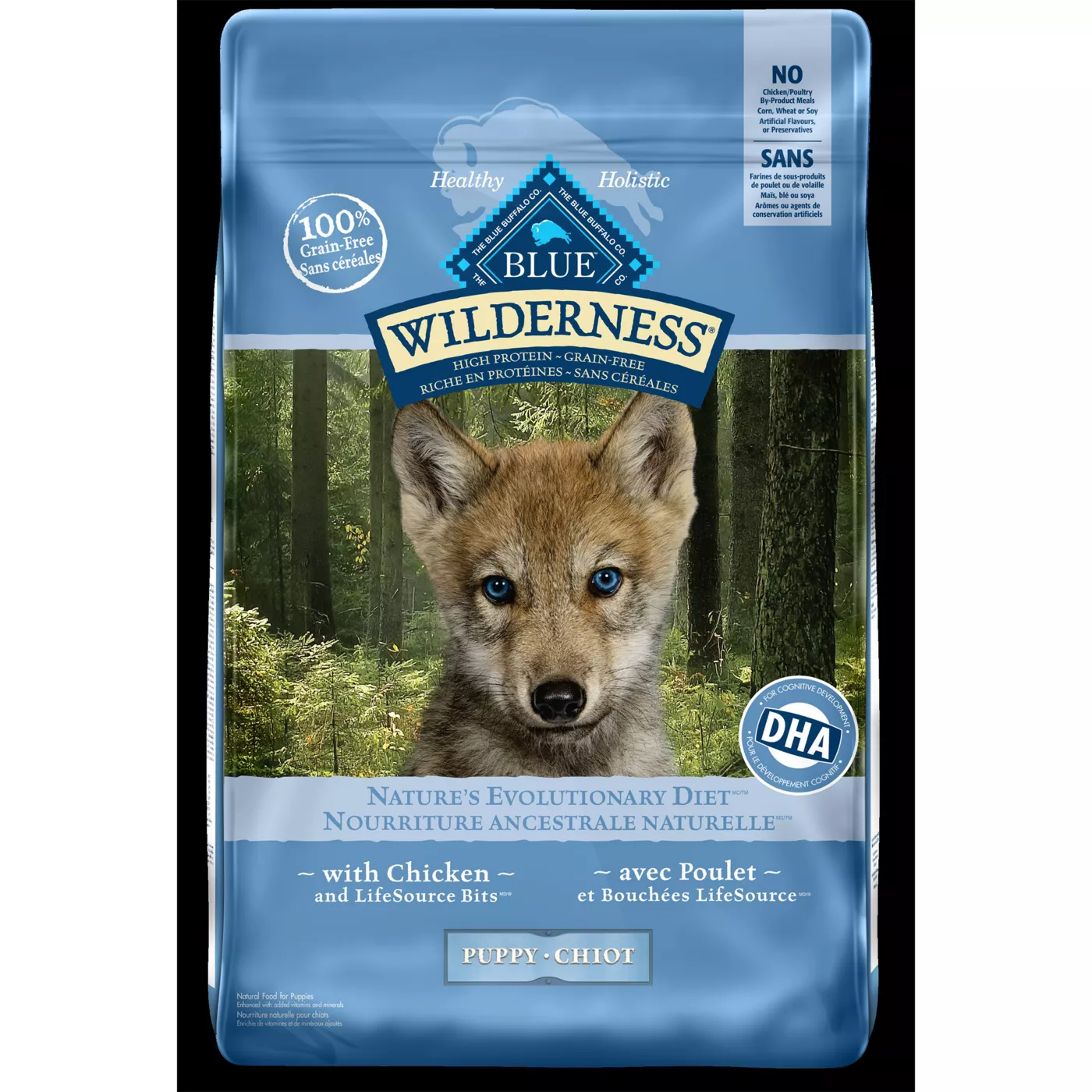 Blue Buffalo Wilderness Puppy Dry Dog Food Grain Free Chicken