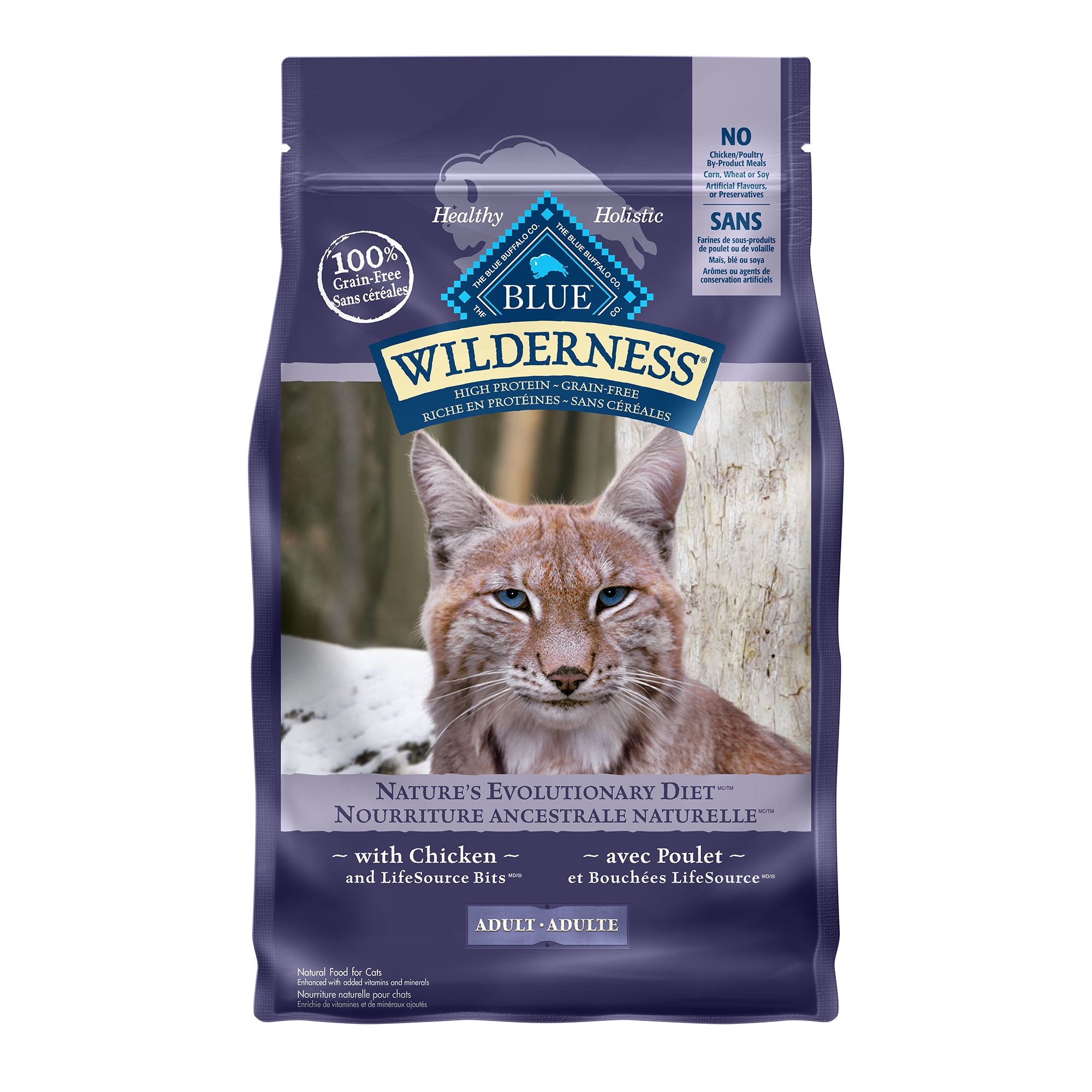 Blue Buffalo Wilderness Adult Dry Cat Food Grain Free Chicken