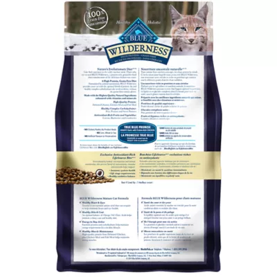 Product Blue Buffalo® Wilderness™ Mature 7+ Dry Cat Food - High Protein, Chicken, 5 lb