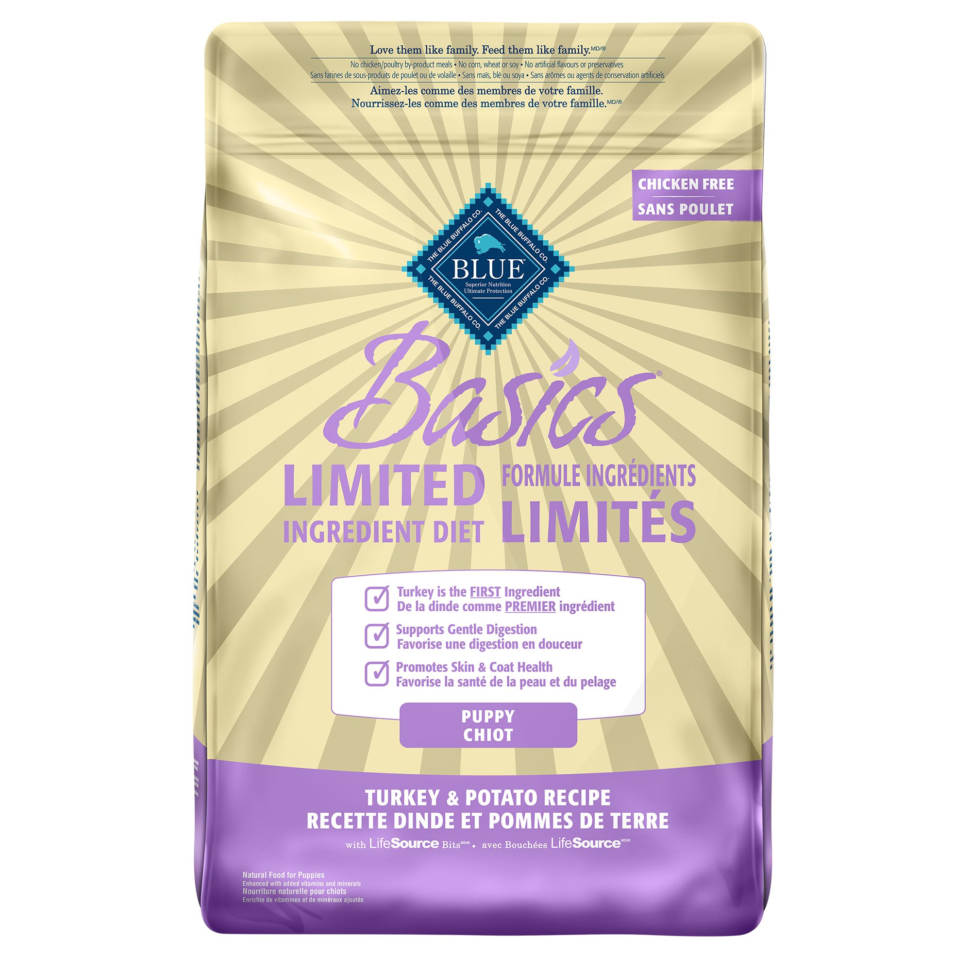 Blue buffalo limited hot sale ingredient puppy food