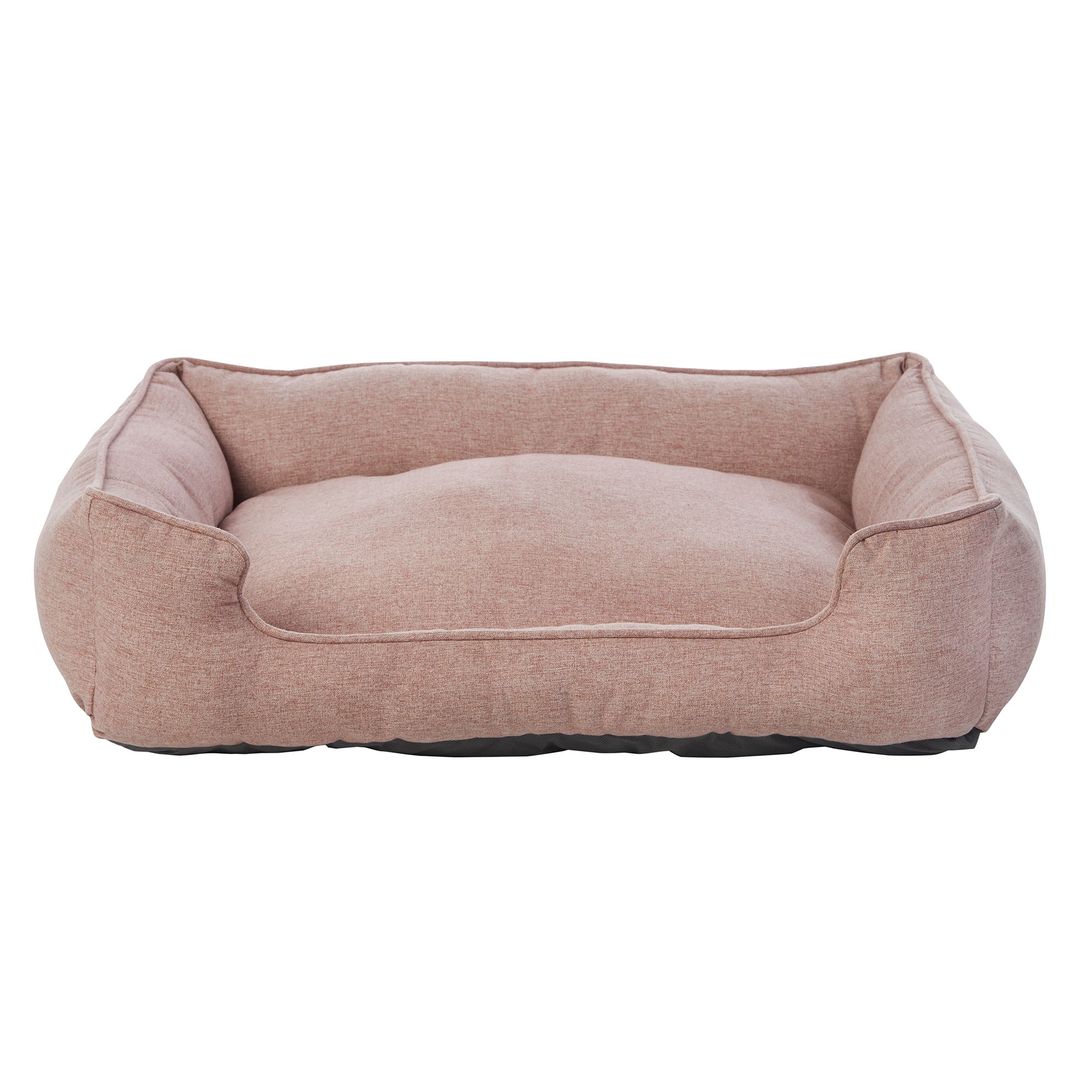 pink dog bed