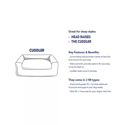 Product Top Paw® Cuddler Dog Bed