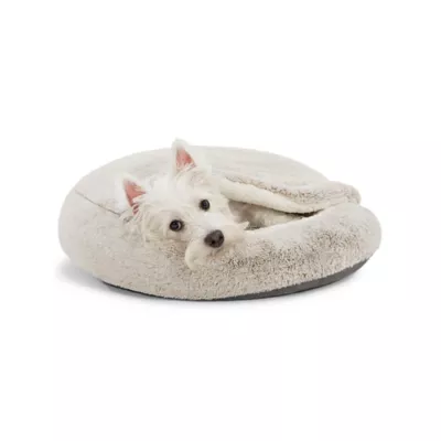 Product Top Paw® Faux Fur Snuggler Cave Dog Bed