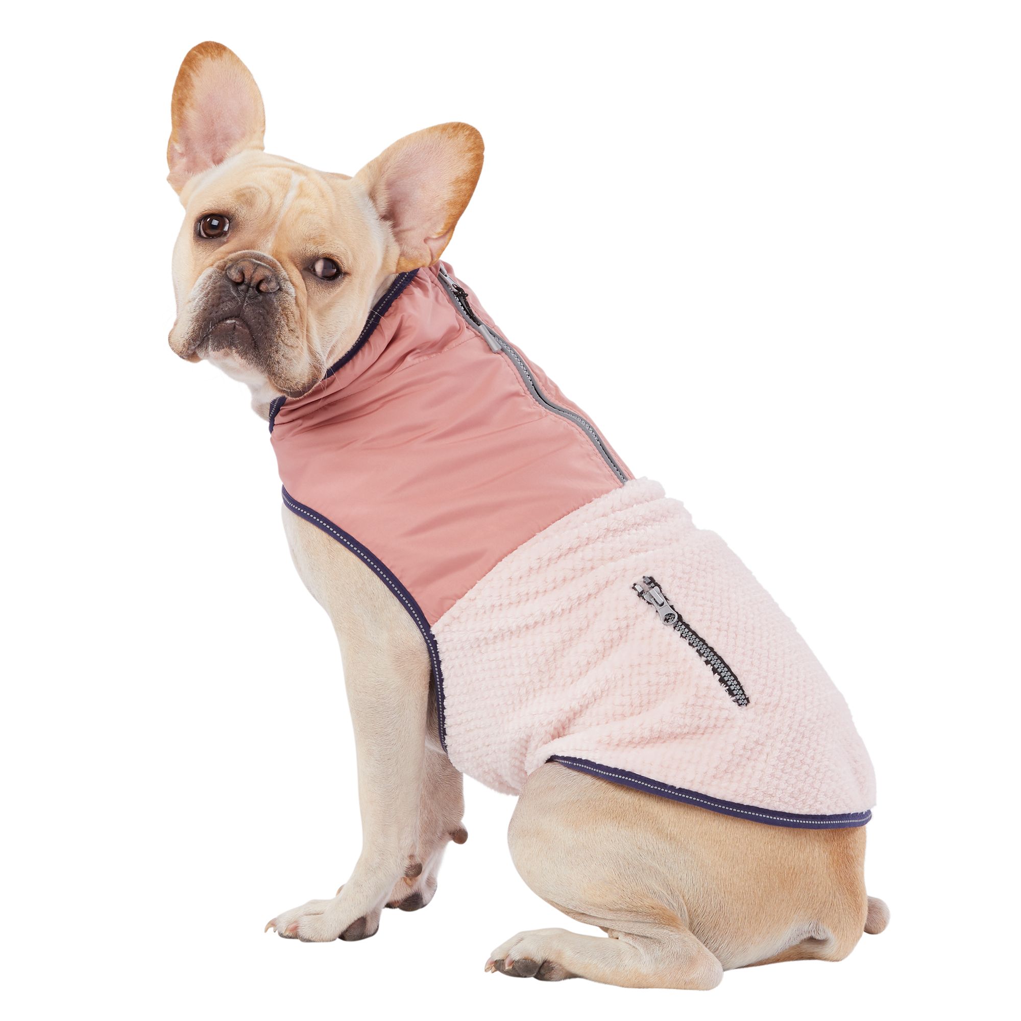 pink dog jacket