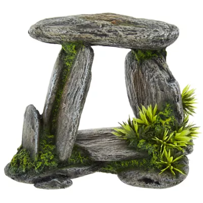 Product Top Fin® Rock Formation with Plants Aquarium Ornament