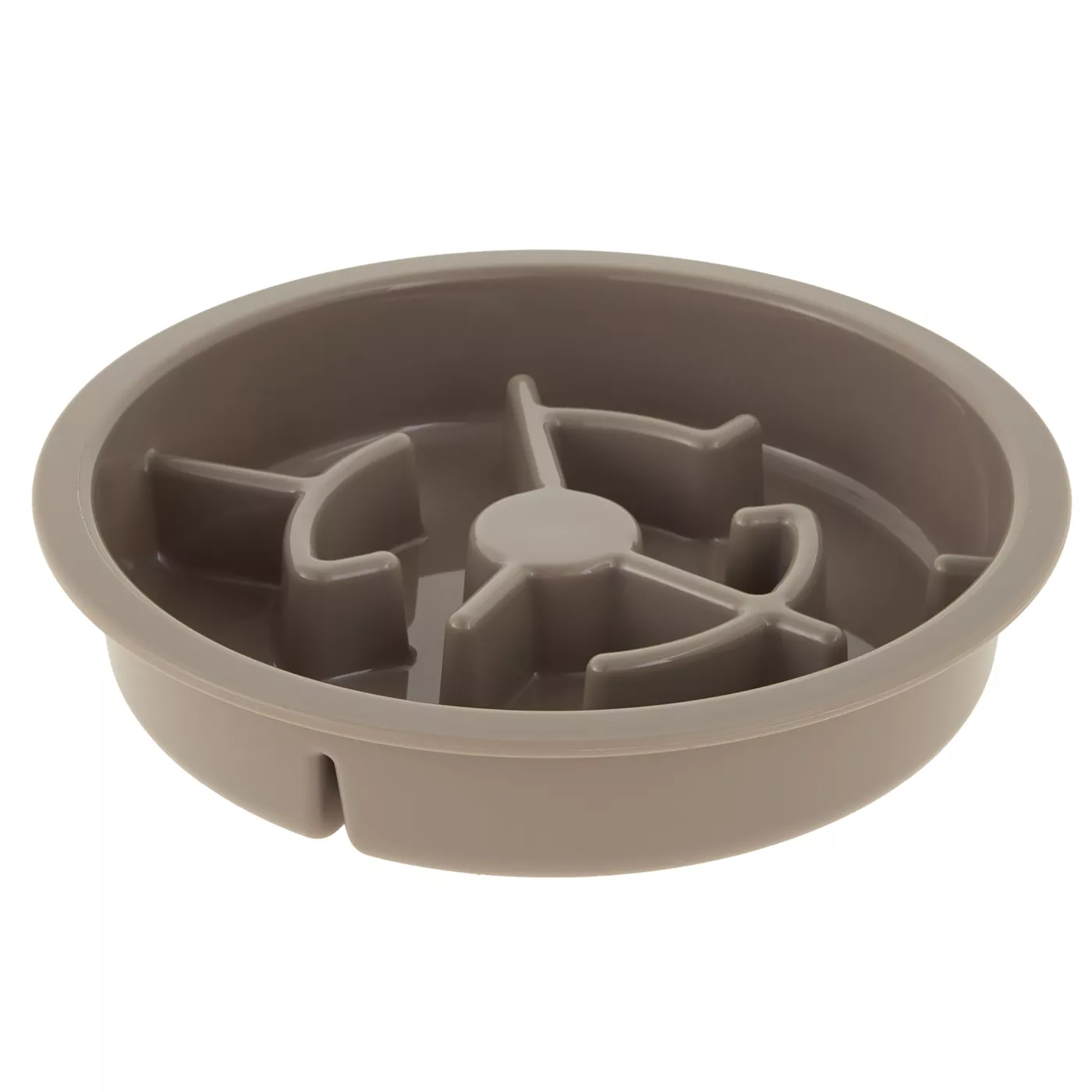 Top Paw Grey Slow Feeder Dog Bowl 6.75 cup