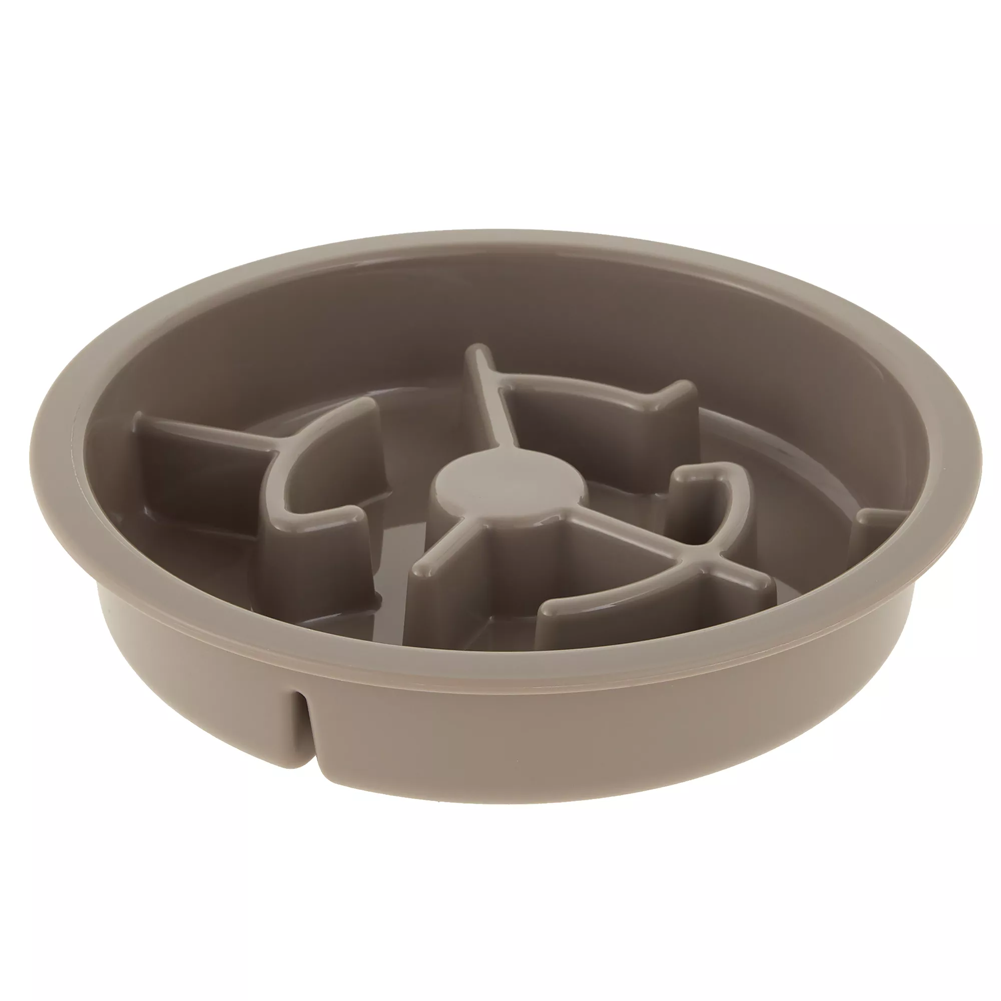 Top Paw® Grey Slow-Feeder Dog Bowl, 6.75-cup