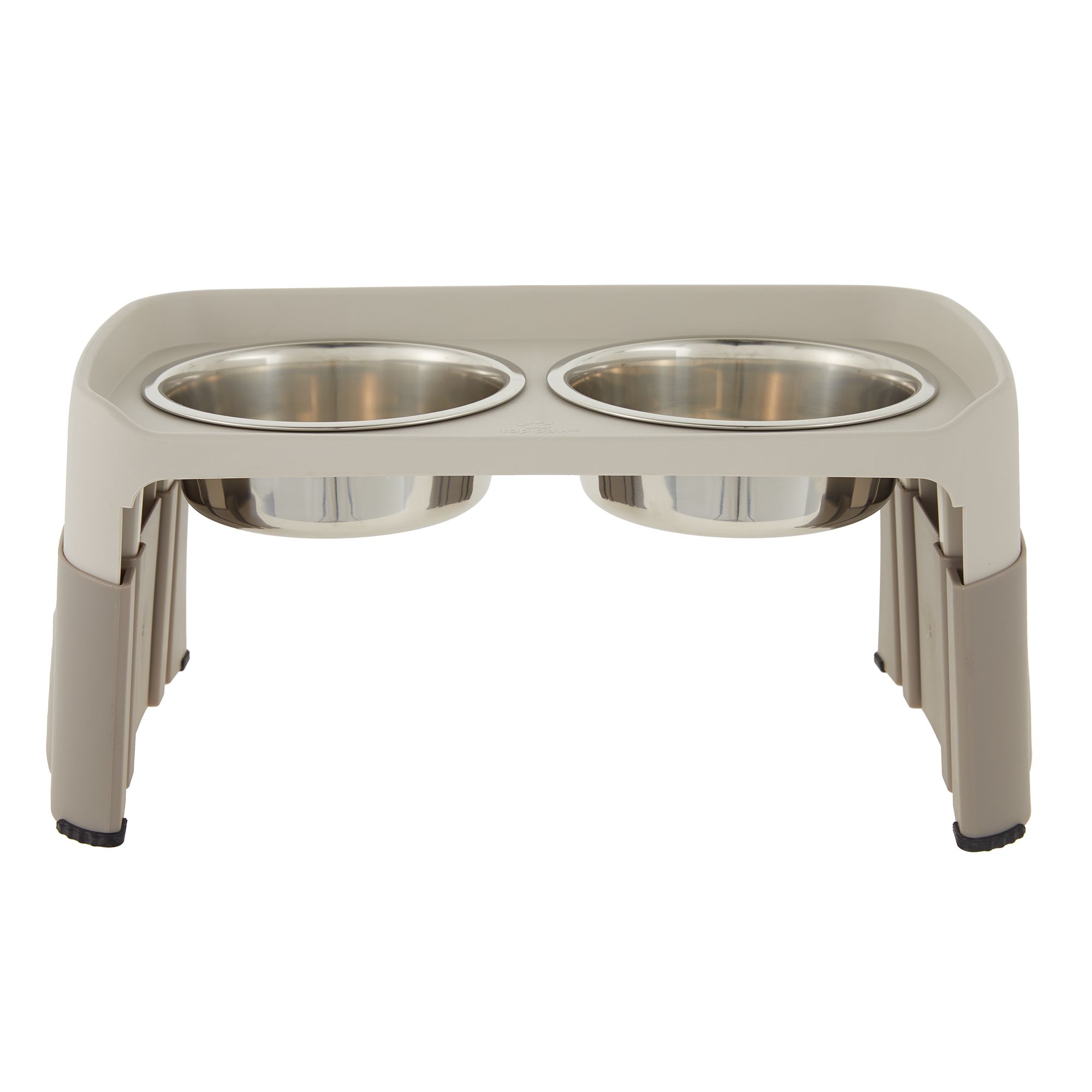 MAINEVENT Modern Farmhouse Dog Bowl Stand, Dog Bowls Elevated Dog Food Stand, Raised Dog Bowls for Medium Dogs, Dog Food Bowls Elevated Dog Bowl Stand