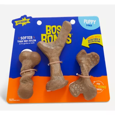 Product Joyhound Boss Bones Puppy Chew Toys - 3 Pack