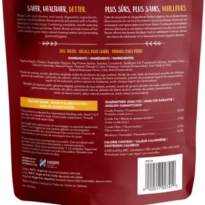 Product Zeus Better Bones Rawhide Free Mini Dog Treats - BBQ Chicken Flavour