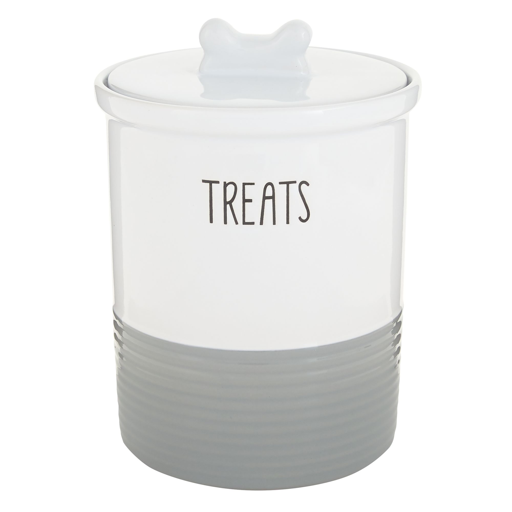 dog treat ceramic jar