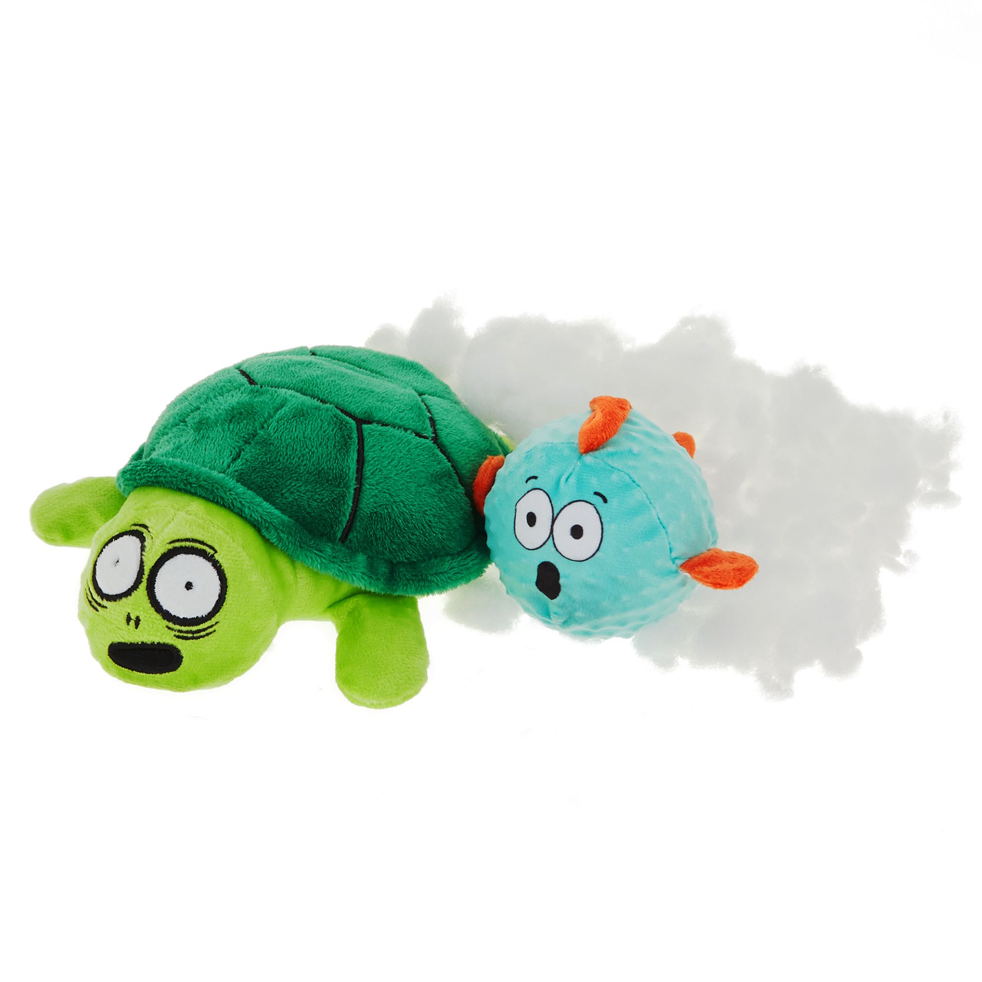 stuffed turtle dog toy