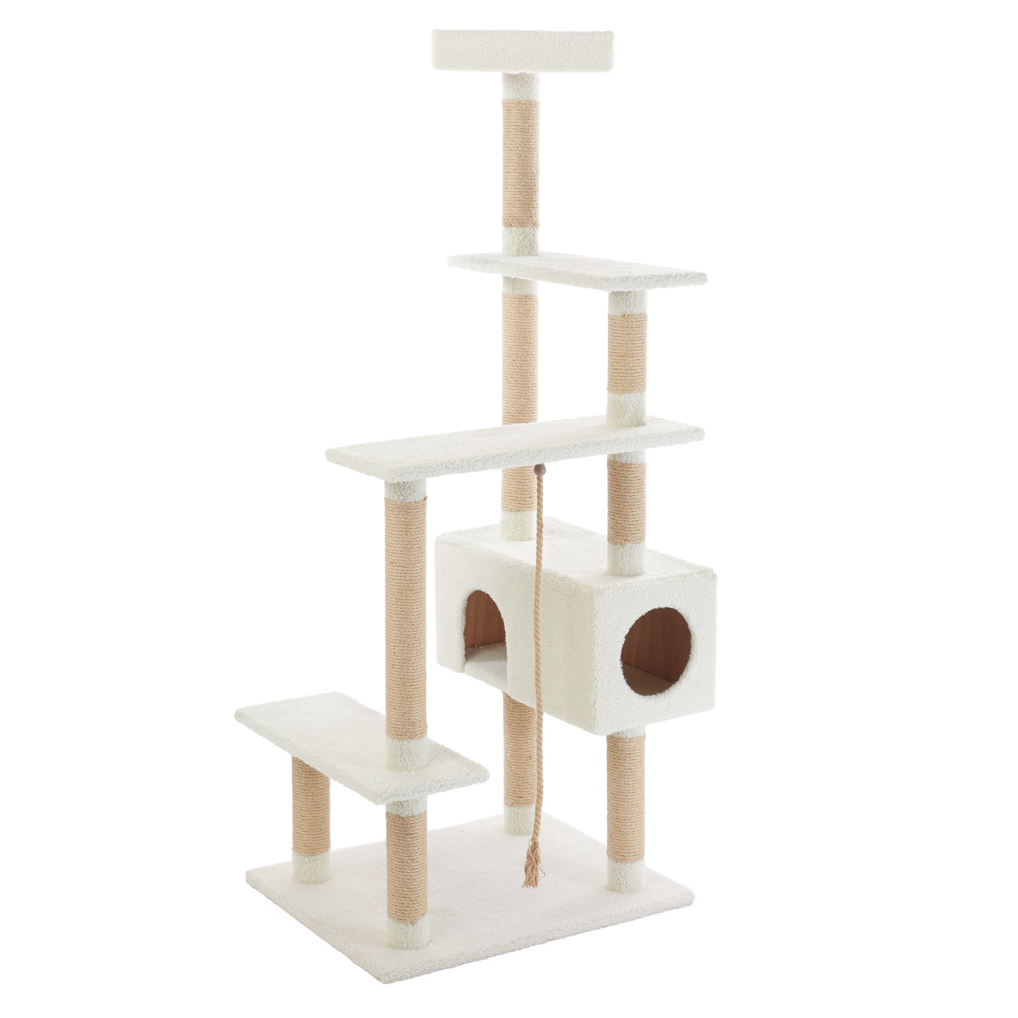 Whisker City Sherpa Cat Tower Cat Furniture Towers Petsmart