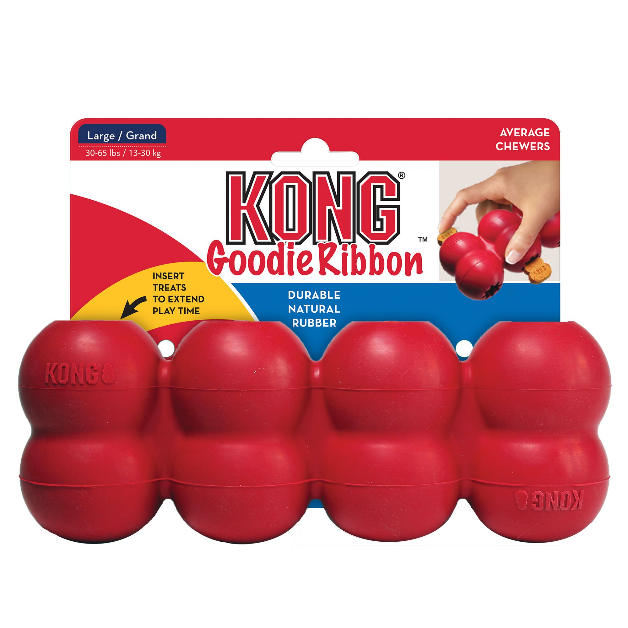 KONG® Goodie Ribbon Dog Toy - Treat 
