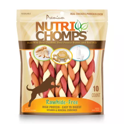 Product Nutri Chomps™ Rawhide-Free Braided 6" Dog Treat - 10 Count