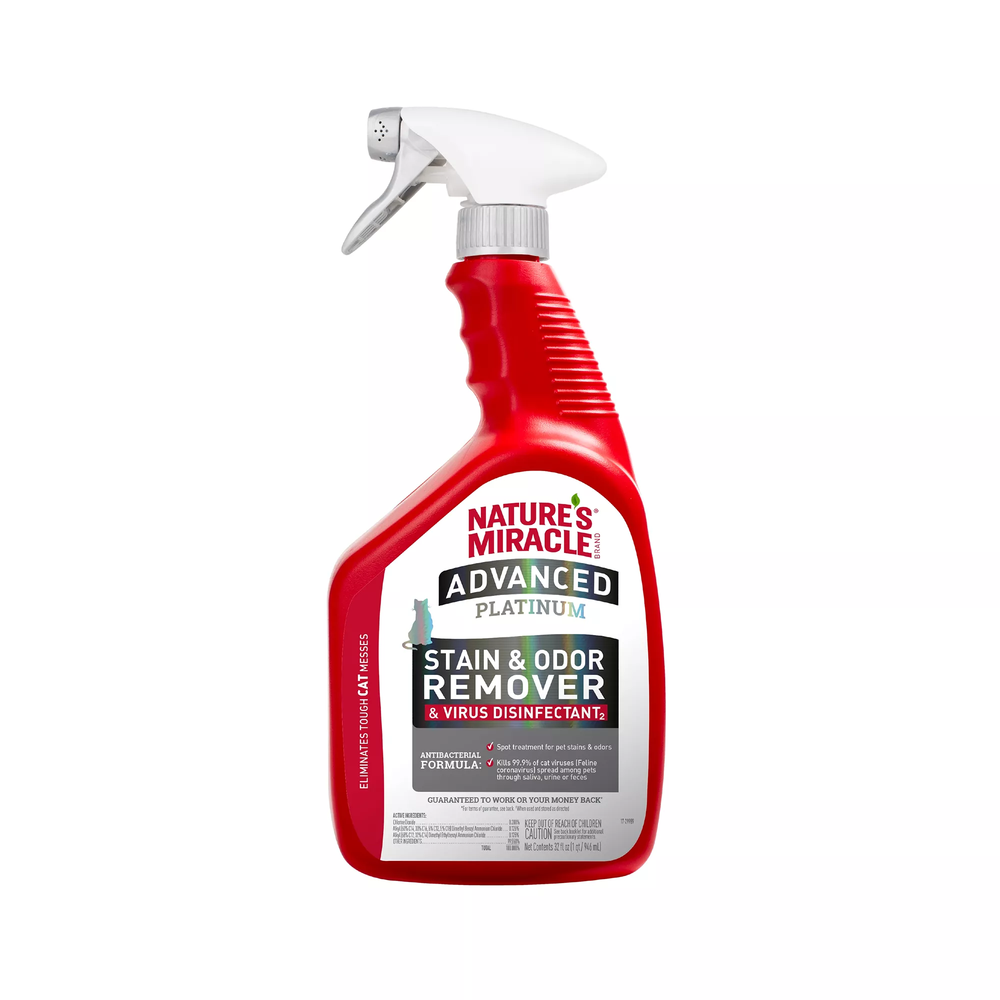 Nature's Miracle® Advanced Platinum Stain & Odor Remover & Virus Disinfectant for Cats