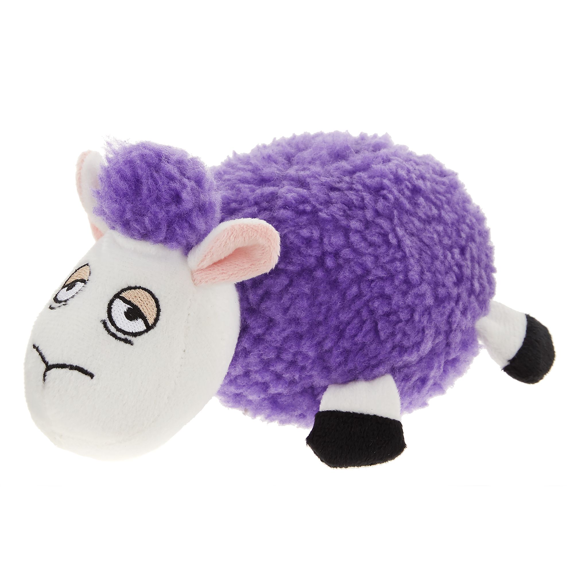 purple dog plush