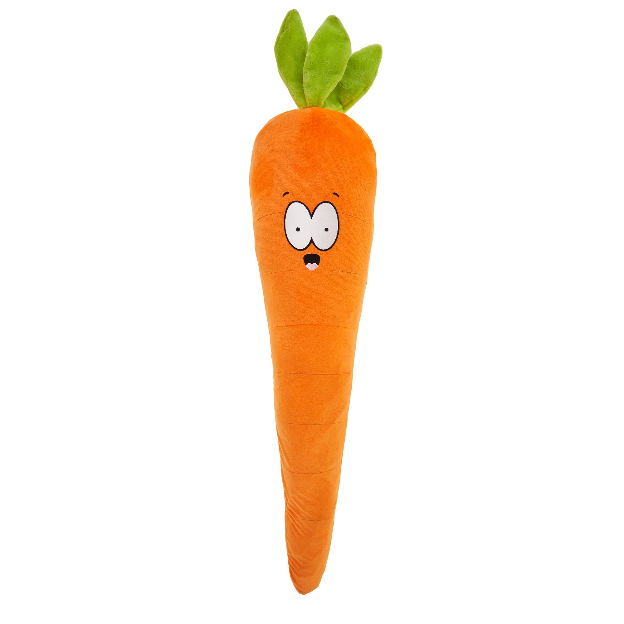 stuffed carrot dog toy