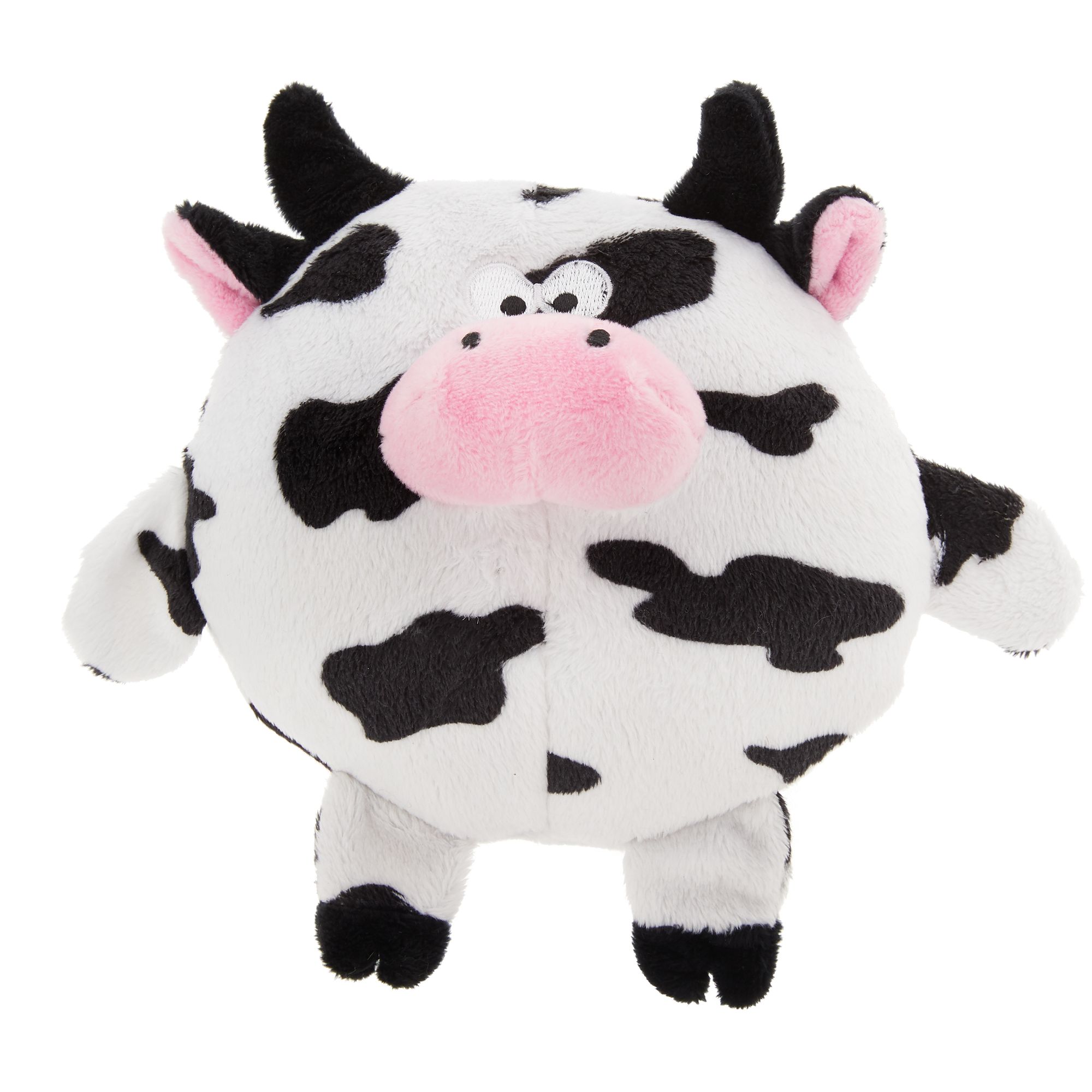 stuffed cow dog toy