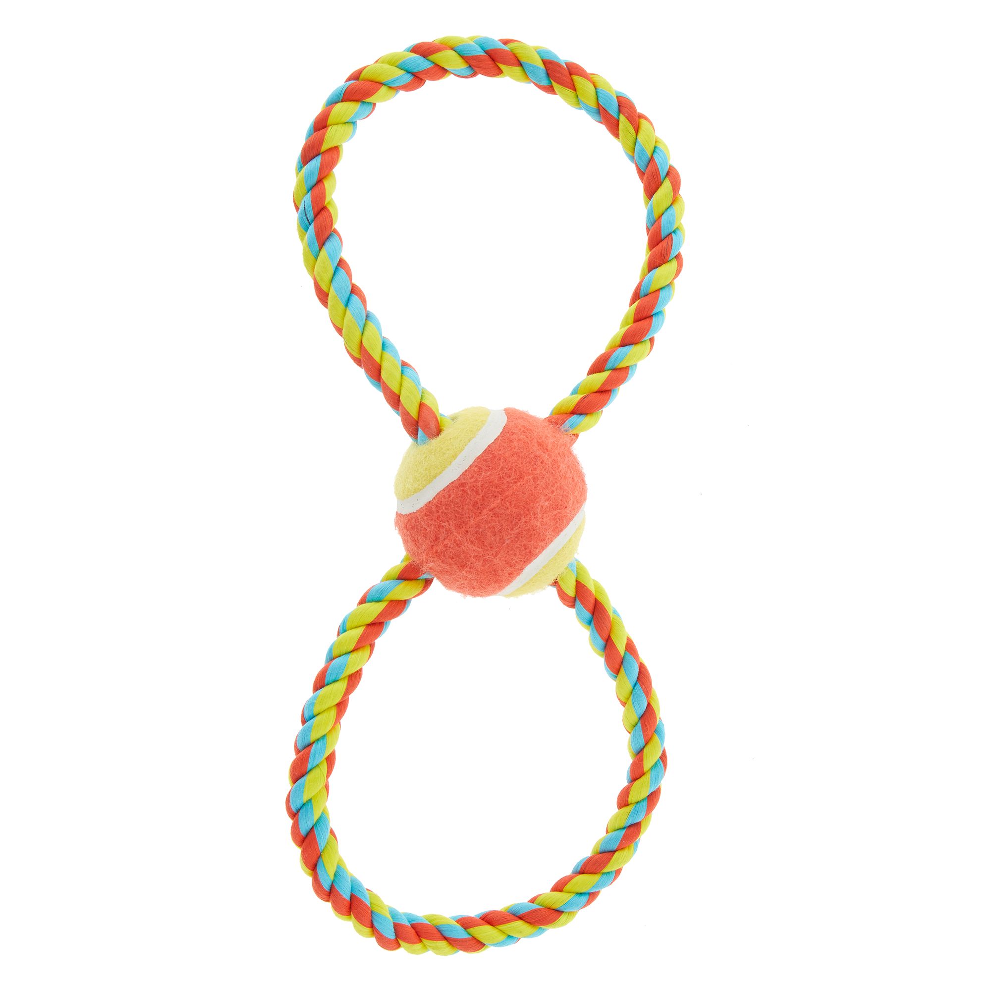Top Paw® Figure 8 Rope With Ball Dog 