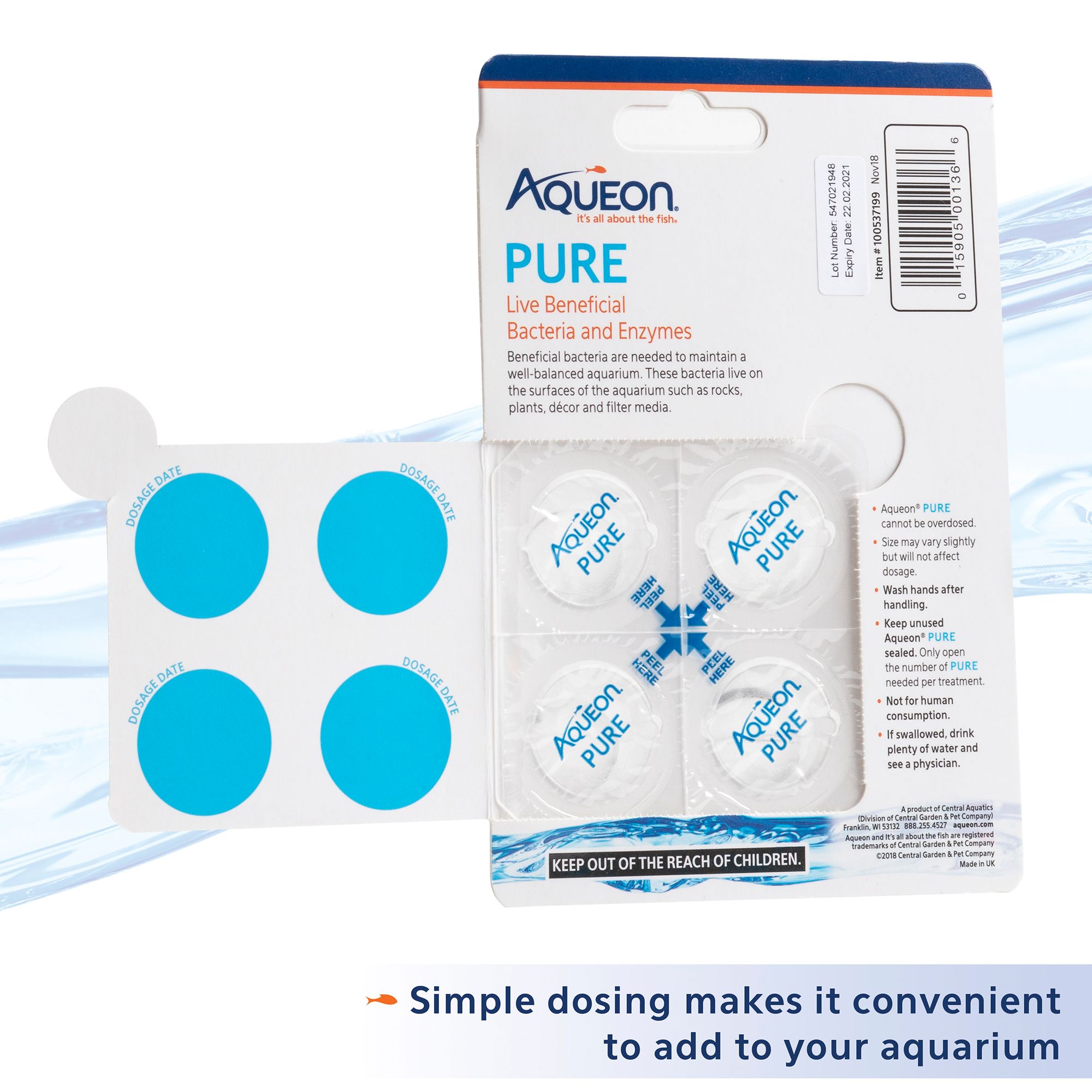 Aqueon® Pure Bacteria Supplement for Aquarium Cycling - thumbnail 3