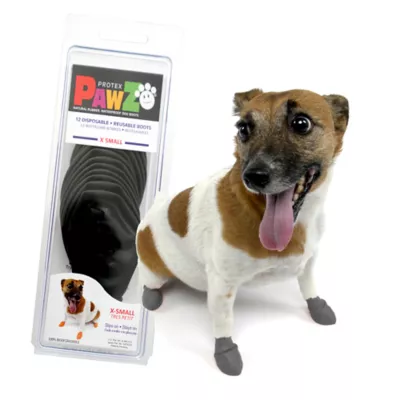 Product Pawz Rubber Dog Boots - Black