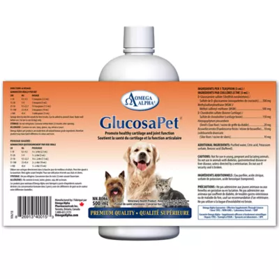 Product Omega Alpha GlucosaPet Liquid Hip & Joint Supplement for Dogs and Cats