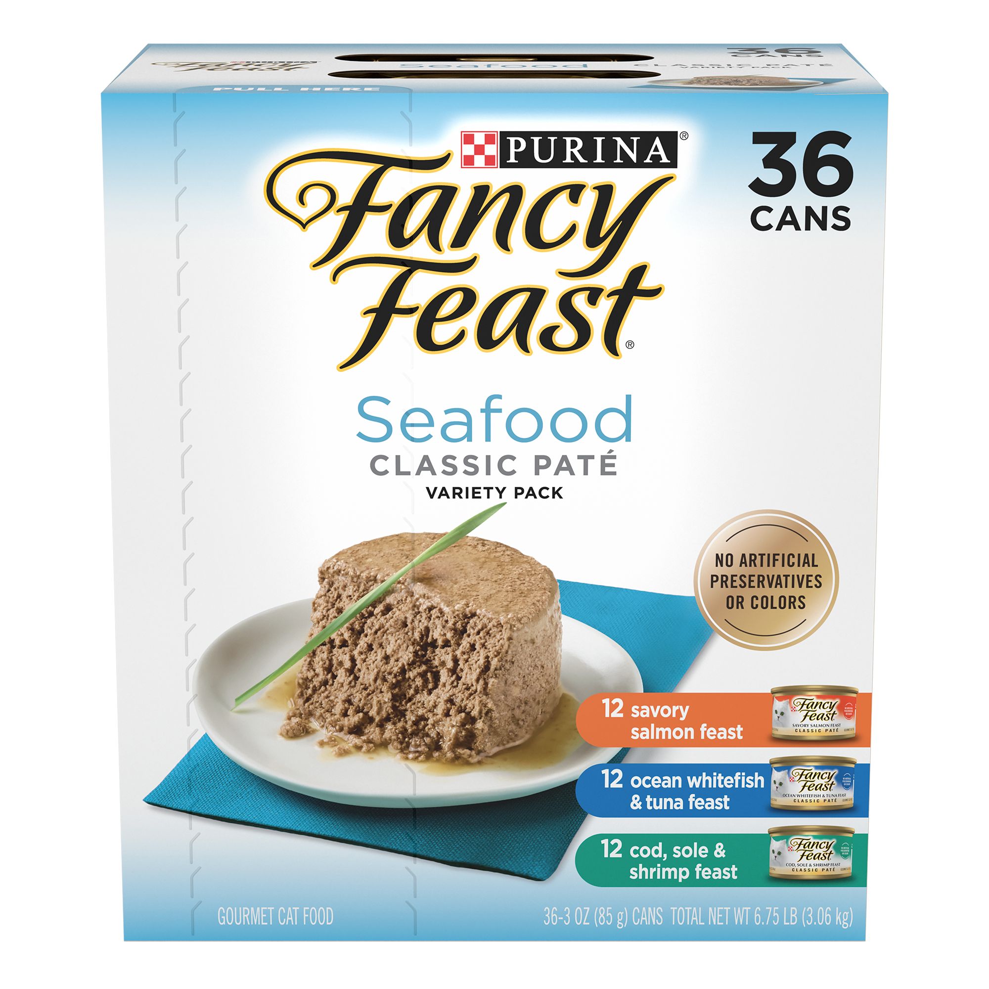 fancy feast seafood classic pate