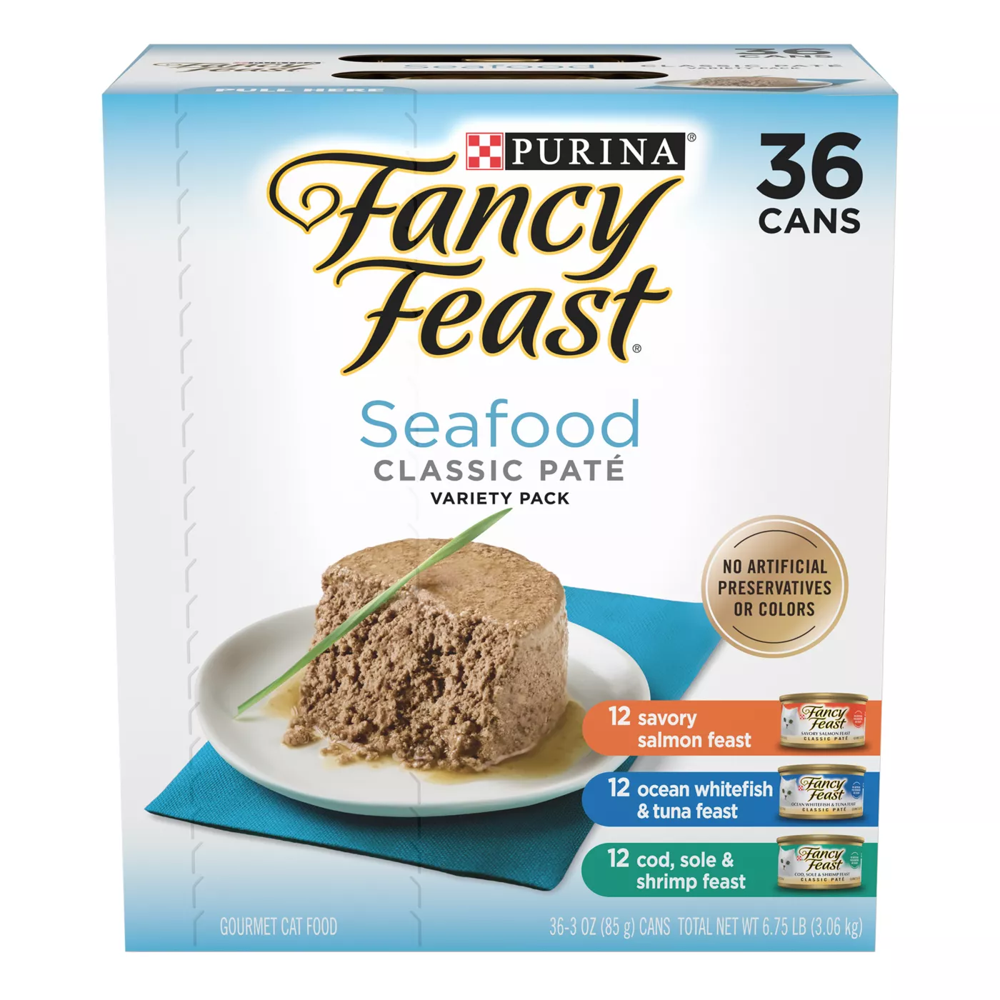 Fancy Feast All Life Stages Cat Wet Food Variety Pack 36 CT 108 OZ