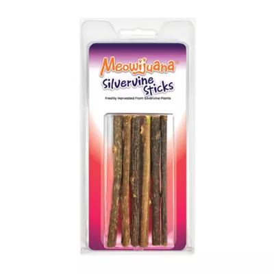 Product Meowijuana® King-Size Silvervine Chewing Sticks - 6 Pack