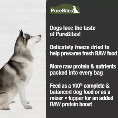 PureBites® RAW Freeze Dried Complete & Balanced Dog Food or Topper - Beef - Image 4