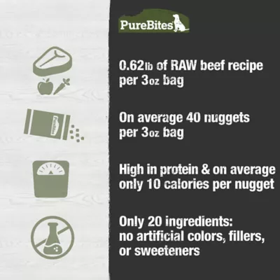 PureBites® RAW Freeze Dried Complete & Balanced Dog Food or Topper - Beef - Image 5