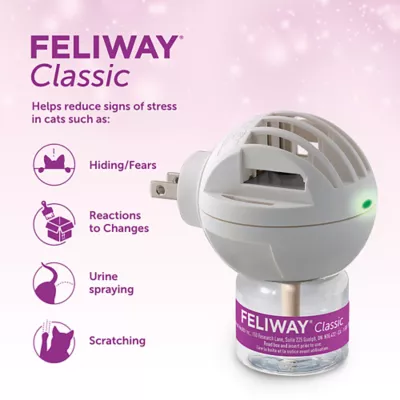 Product FELIWAY Classic Plug-In Calming Diffuser and Refill 30 Day Starter Kit for Cats