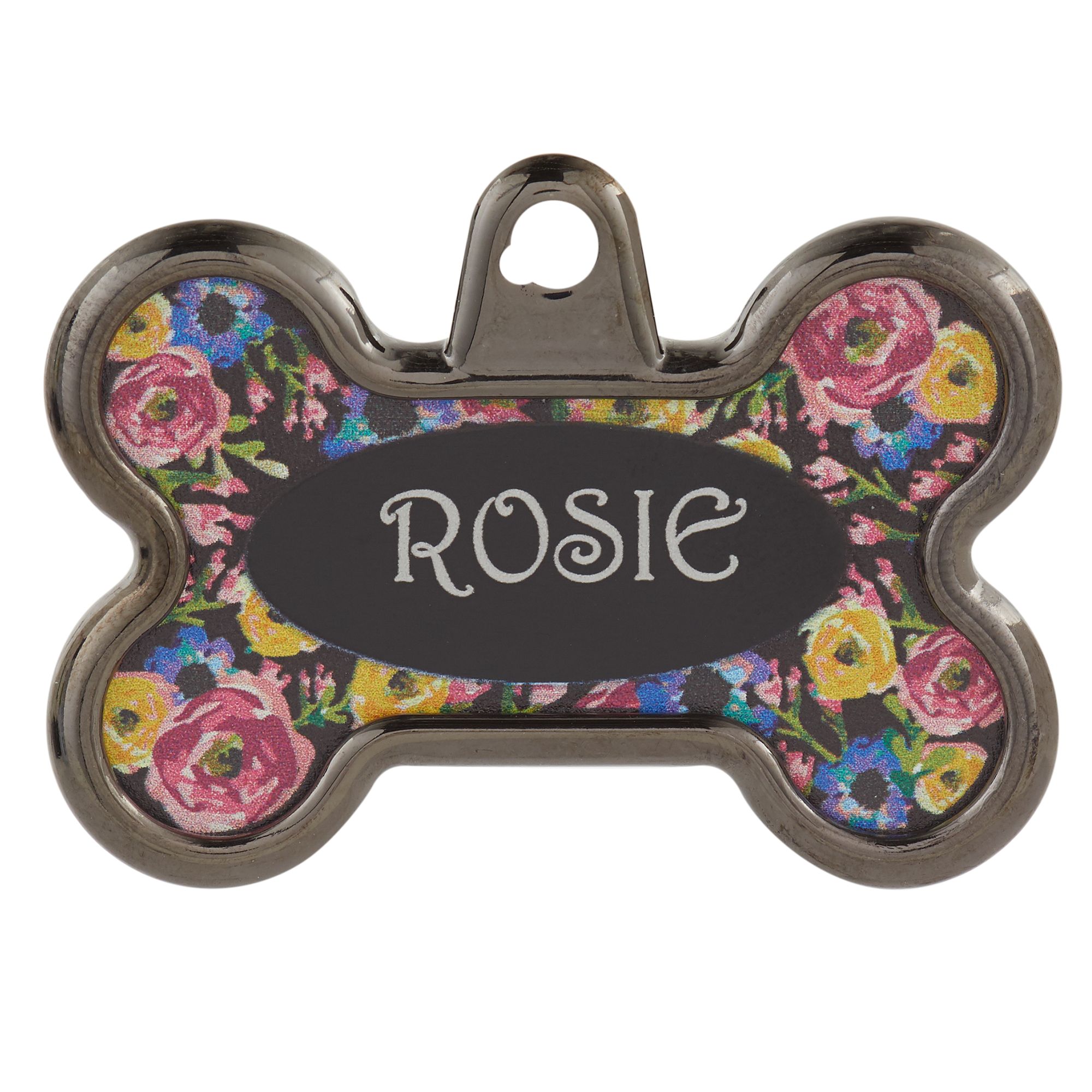 TagWorks Designer Collection Large Bone Personalized Pet ID Tag in Blue | PetSmart