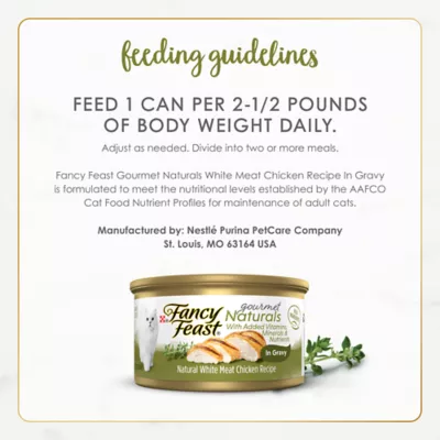 Product Fancy Feast® Gourmet Naturals Adult Cat Wet Food - 3 OZ